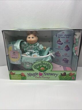 Cabbage Patch Kids Magic Nursery Cradle & Doll - Mint Green